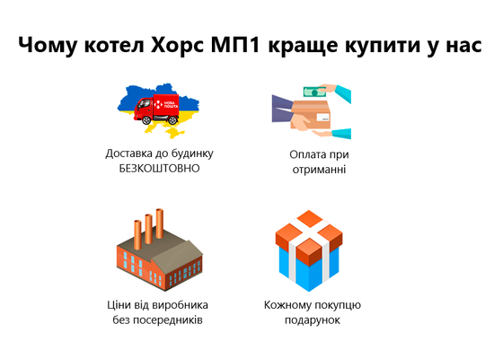 Котел Хорс МП1 с плитой 12 кВт