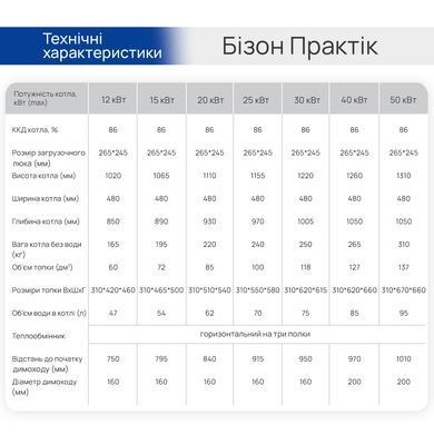 Котел Бізон Практик 20 кВт