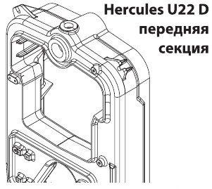 Твердопаливний котел Viadrus Herkules U 22 C. Потужність 46,5 кВт / 8 секції