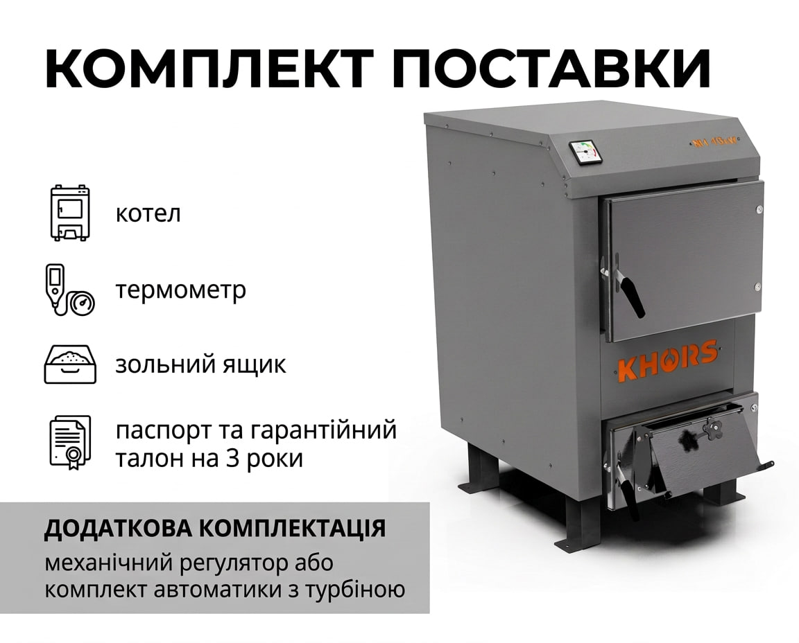 Котел KHORS M1 - комплект поставки
